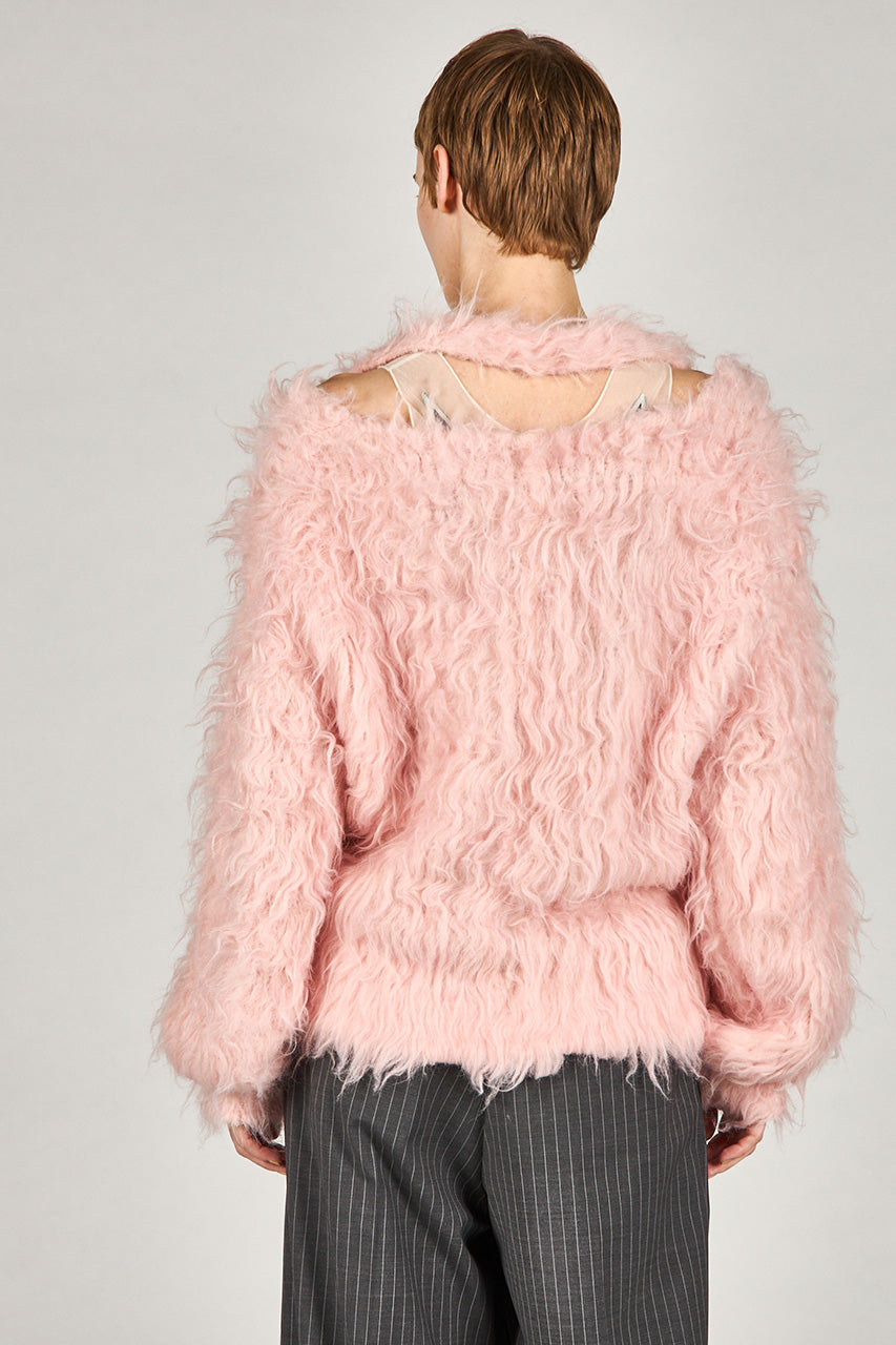 Shaggy Knit Cardigan