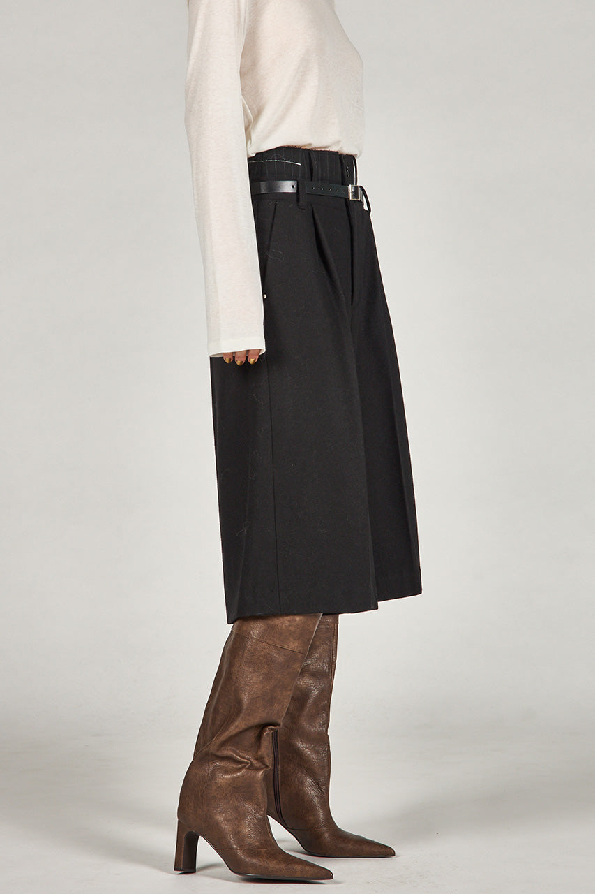 Double Waist Half Pants - 2025 WINTER