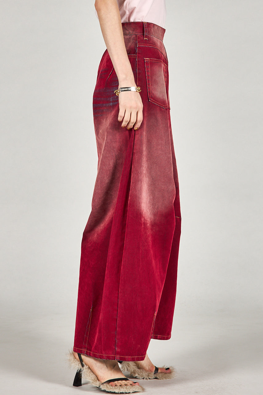 Flocky Denim Pants - 2025 AUTUMN