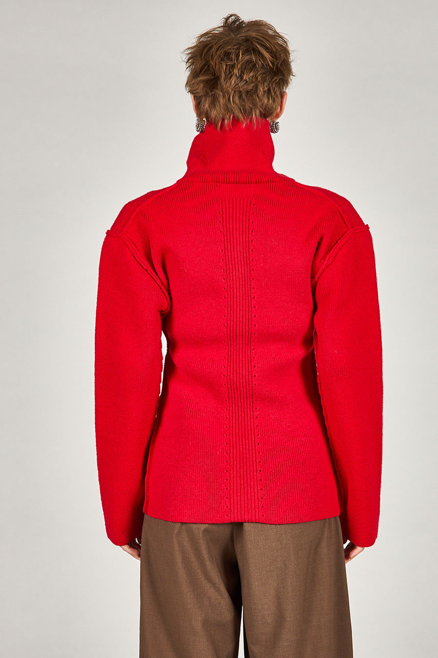 Heavy Turtleneck Knit Tunic