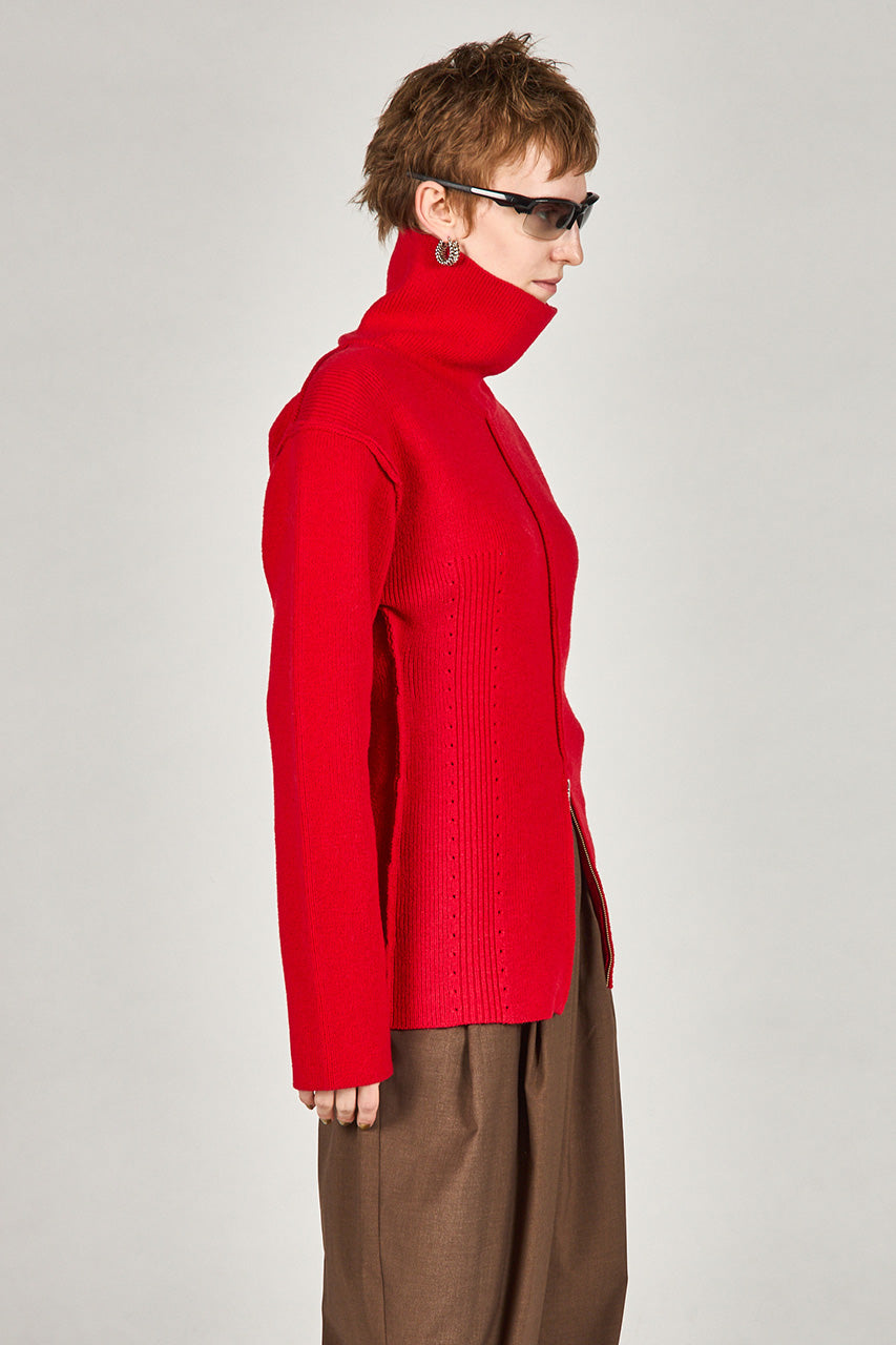 Heavy Turtleneck Knit Tunic