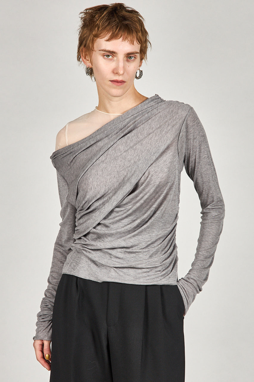 Wool Blend Jersey Top