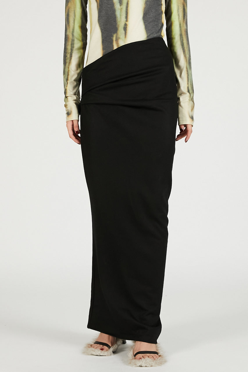 Wool Skirt Black
