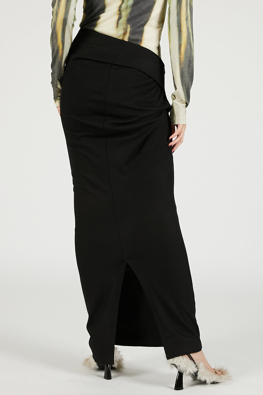 Wool Skirt Black