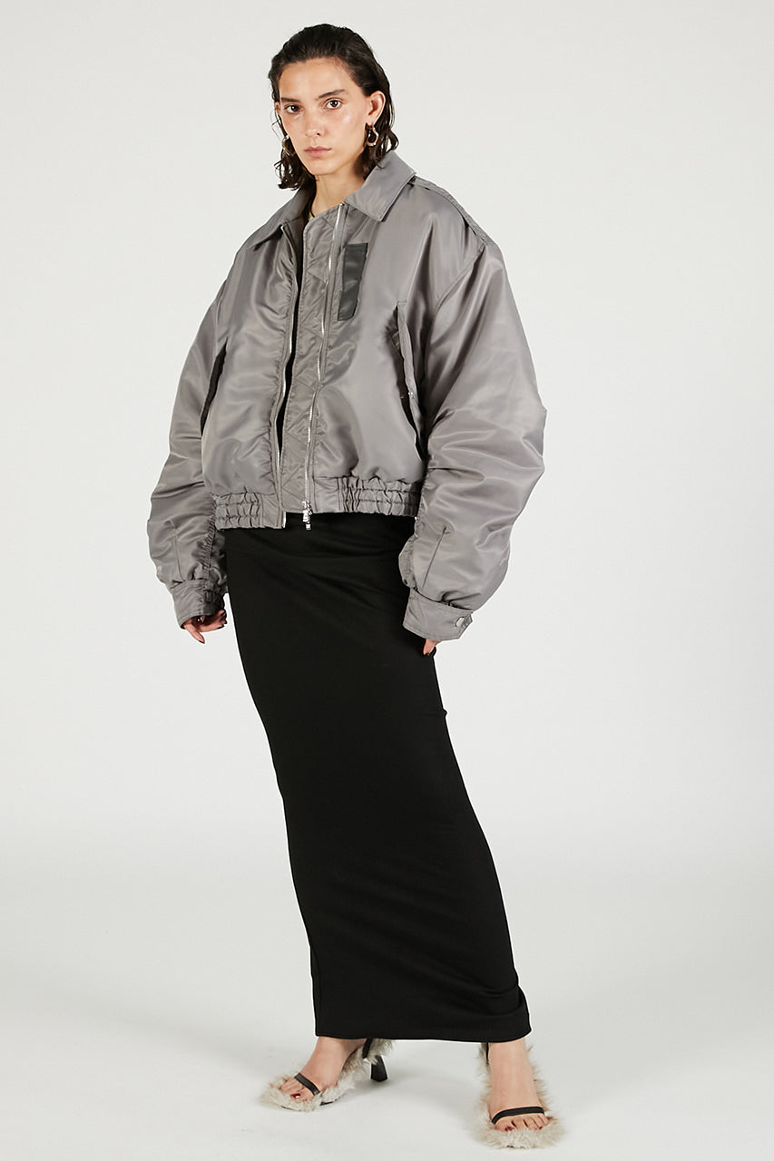Wool Skirt Black