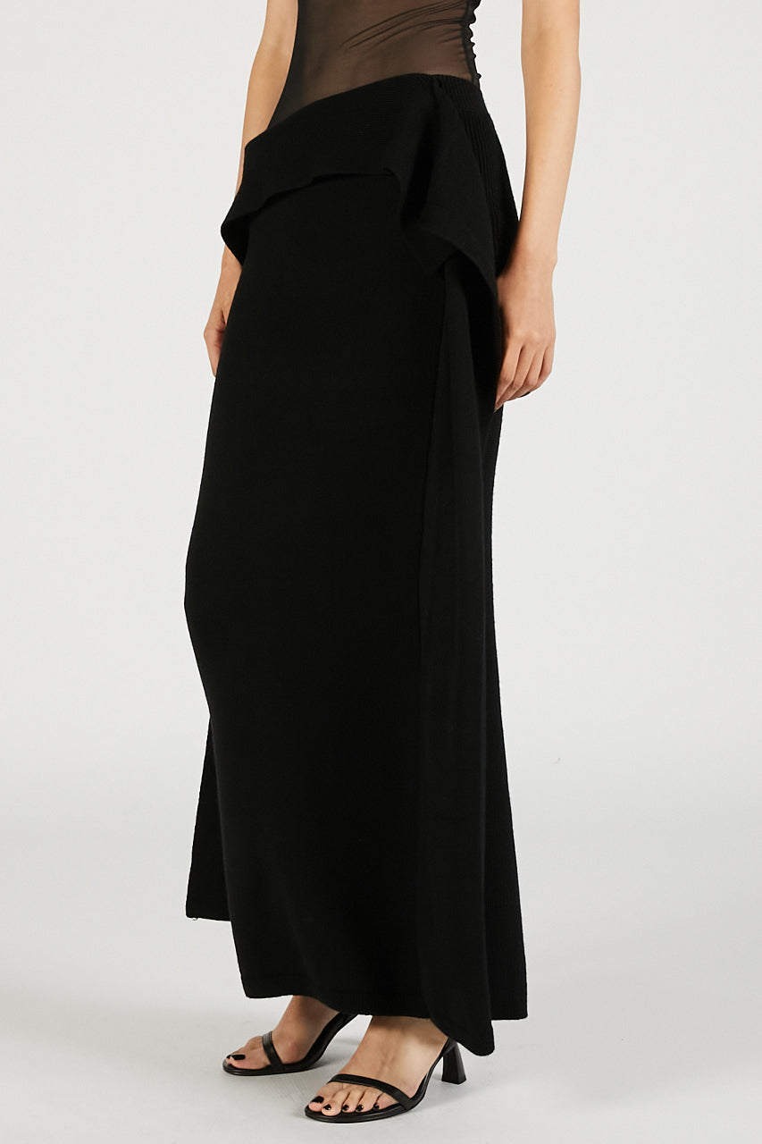 Tier Skirt Black