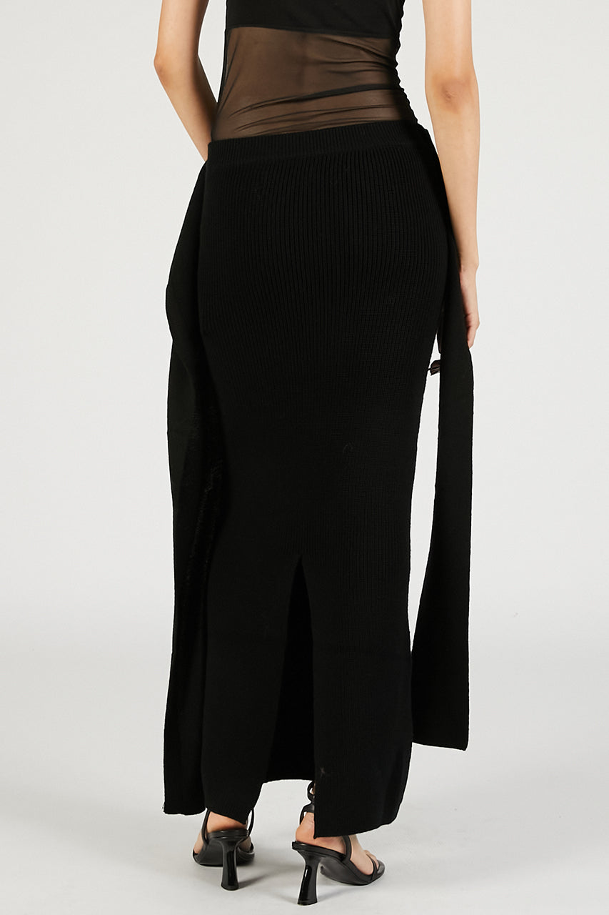 Tier Skirt Black