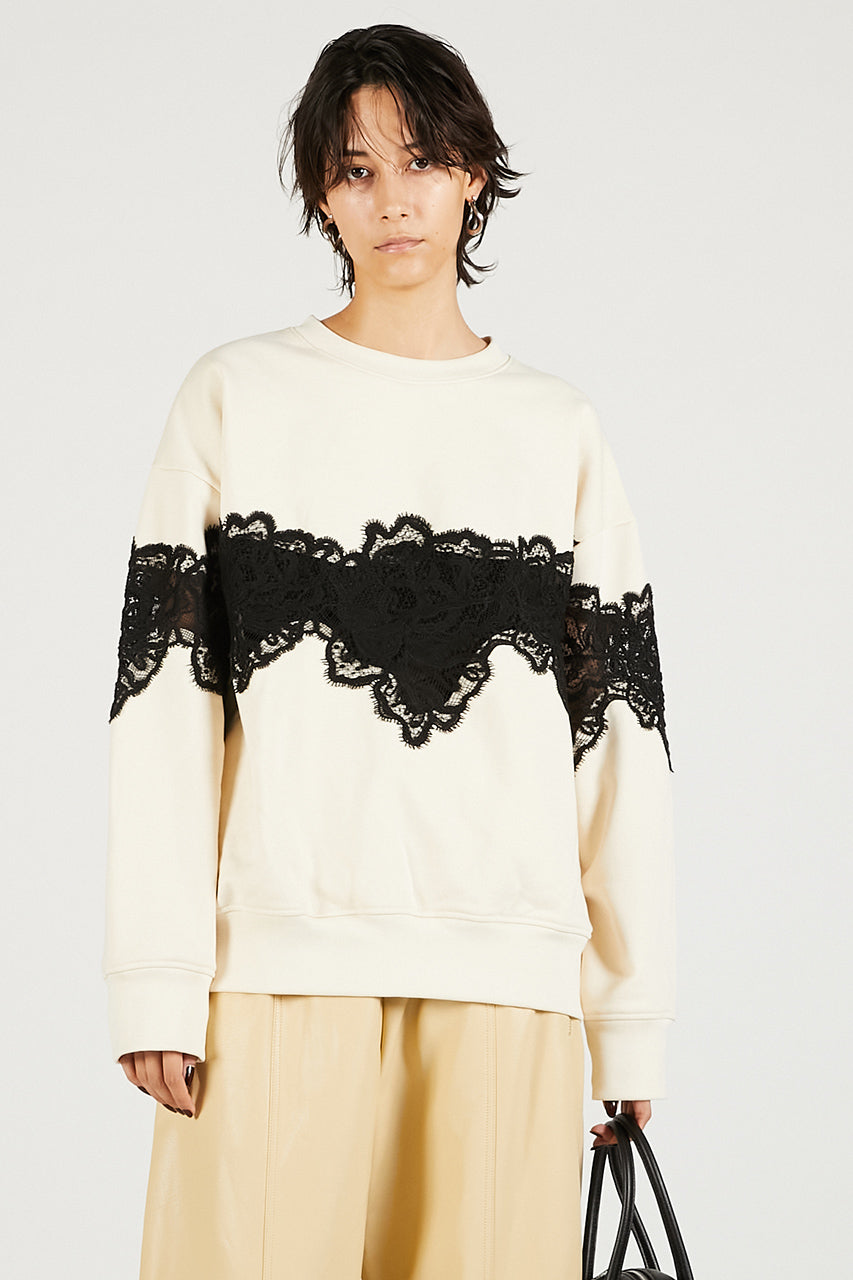 Lace Sweatshirt