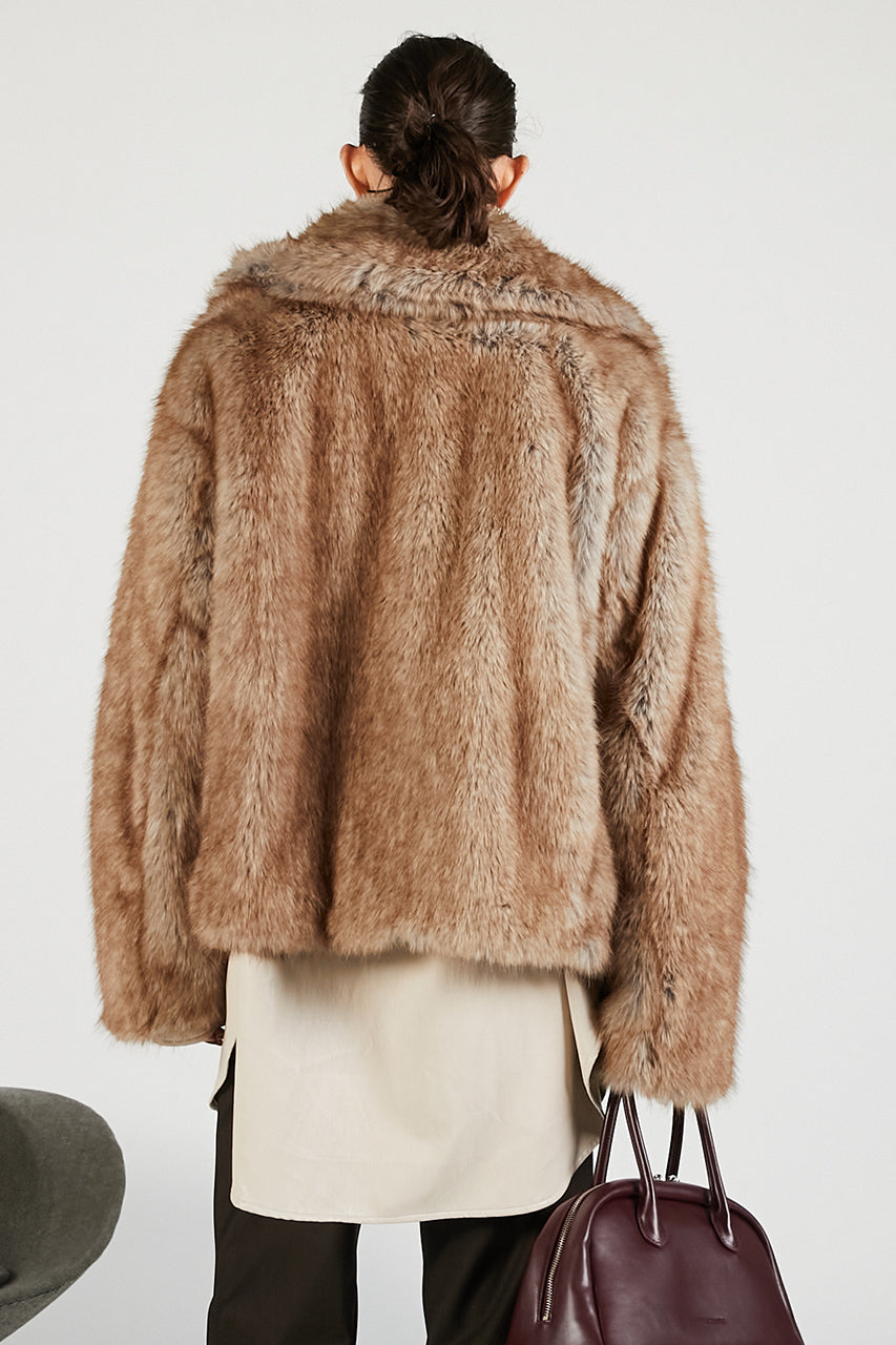 Faux Fur Short Coat - 2025 WINTER