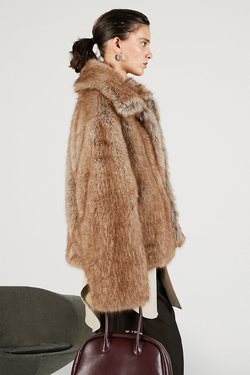 Faux Fur Short Coat - 2025 WINTER