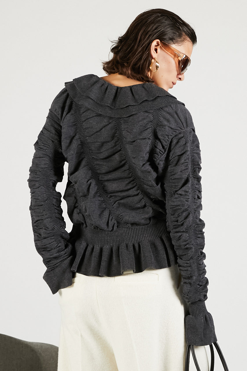 Sharling Ruffled Knit - 2025 WINTER