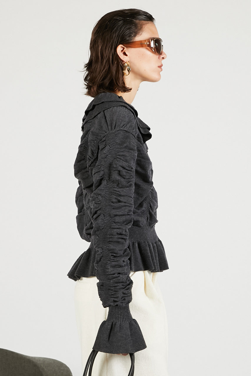 Sharling Ruffled Knit - 2025 WINTER