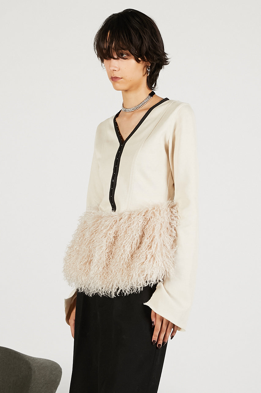 Far Hem Hook Eye Top