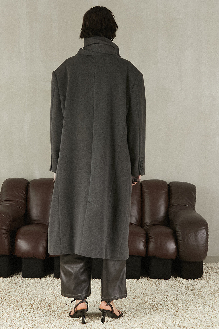 Coat with Muffler - 2025 WINTER