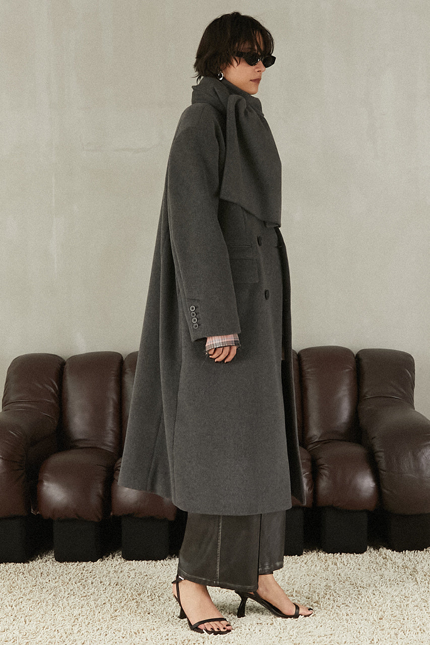 Coat with Muffler - 2025 WINTER