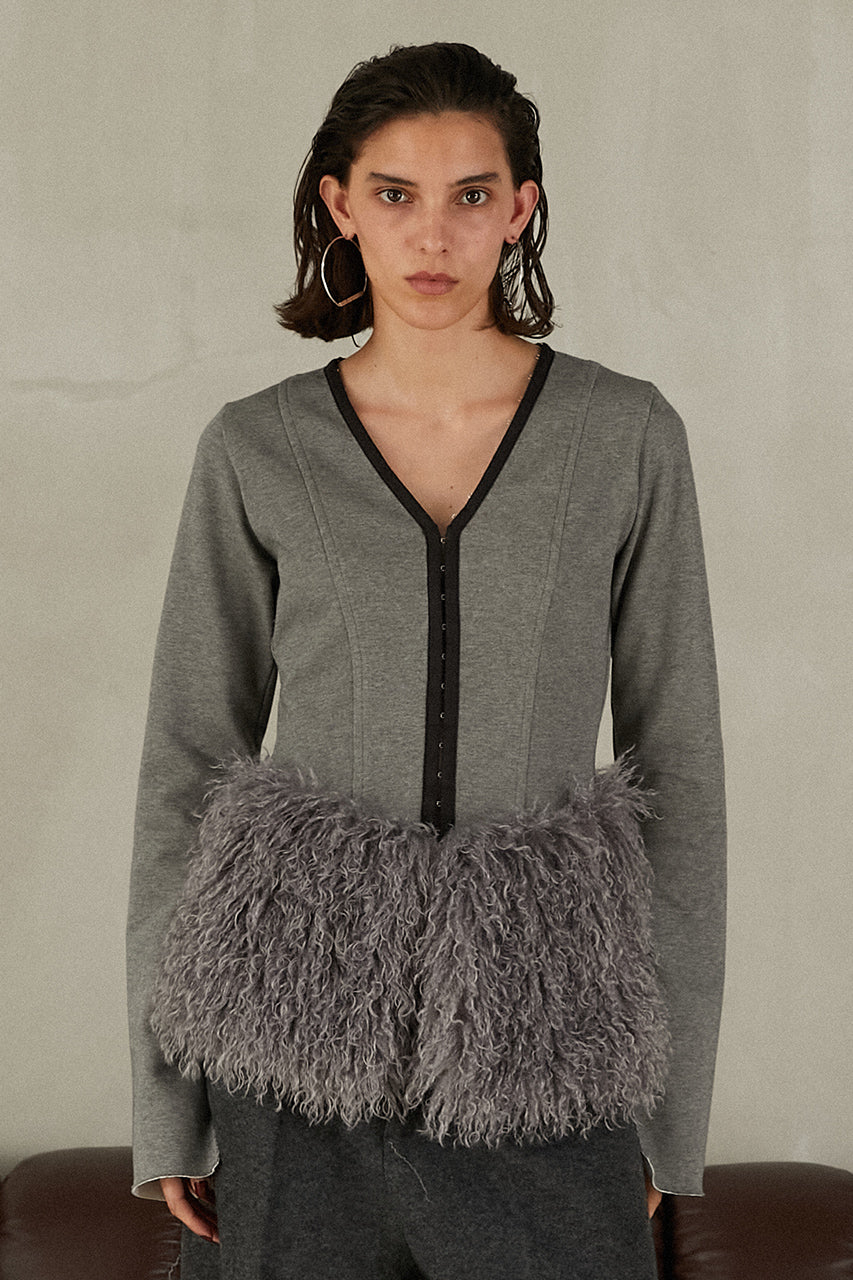 Far Hem Hook Eye Top