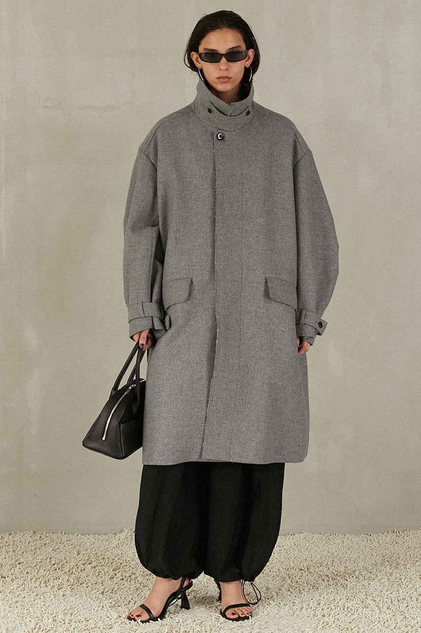 Wool Stand Collar Coat - 2025 WINTER