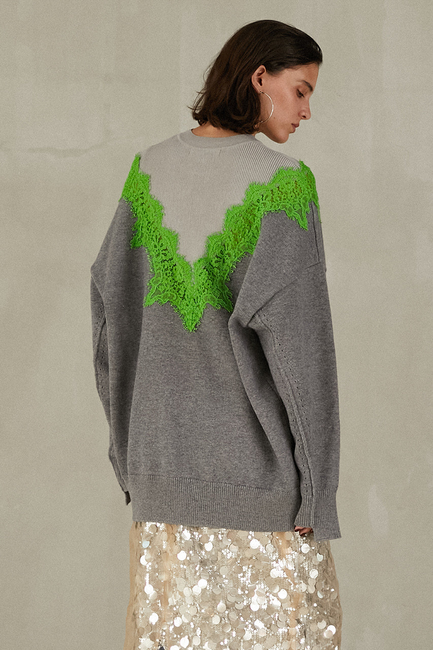 Lace-Line Over-Knit - 2025 WINTER