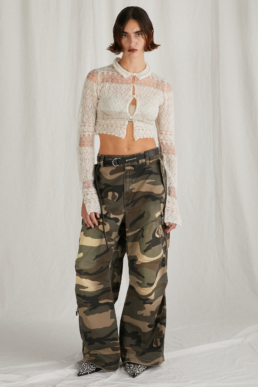 CAMO Zip Cargo Pants - SALE