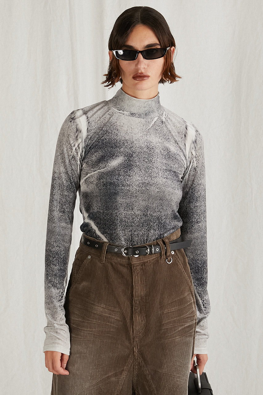 Velor Printed Top - SALE