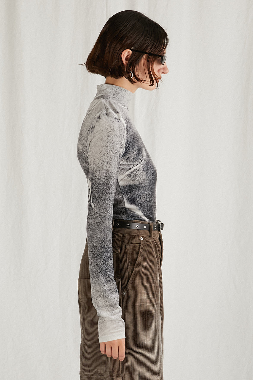 Velor Printed Top - SALE