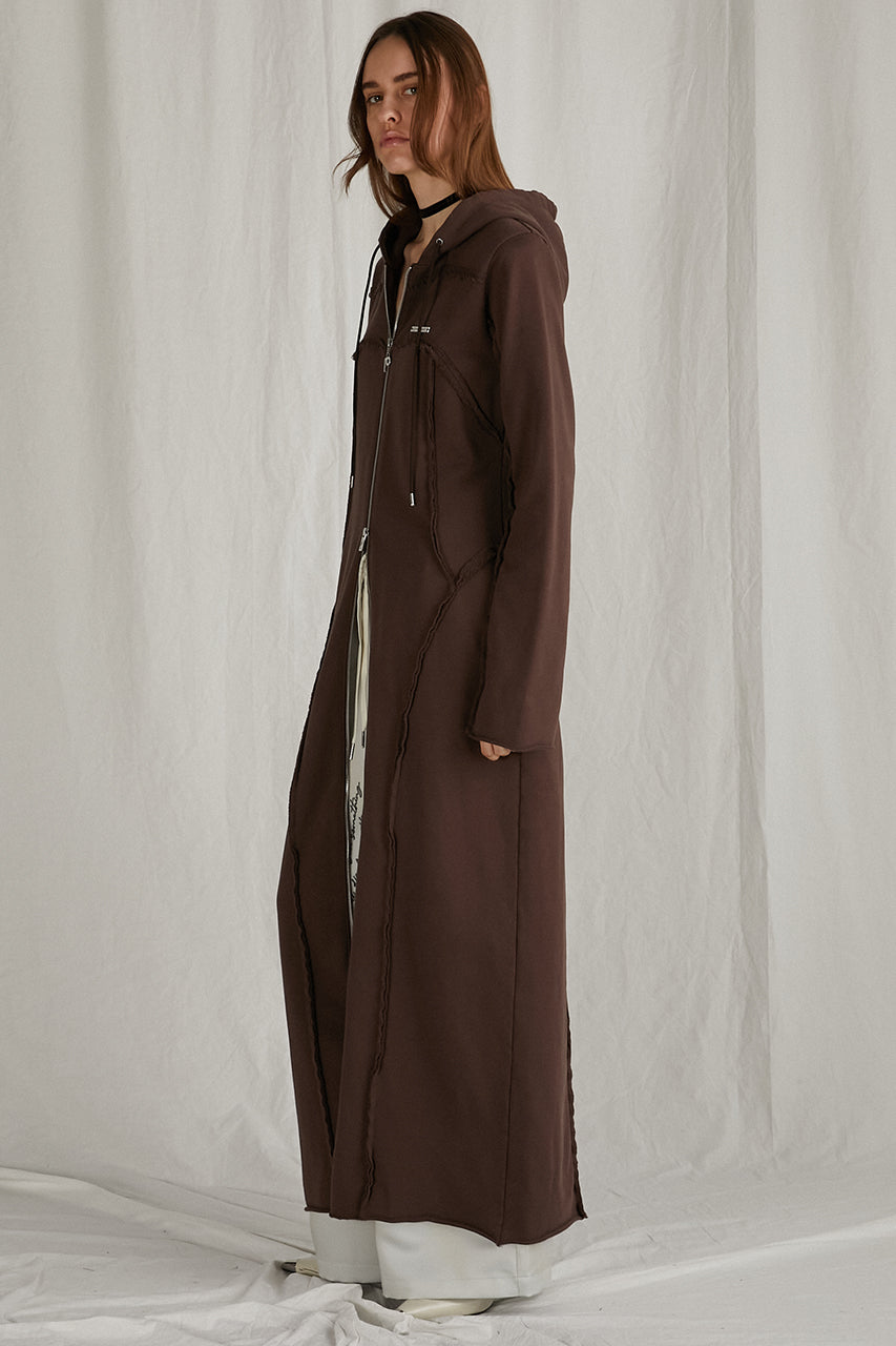Zip Hood Sweatshirt One Piece - SALE