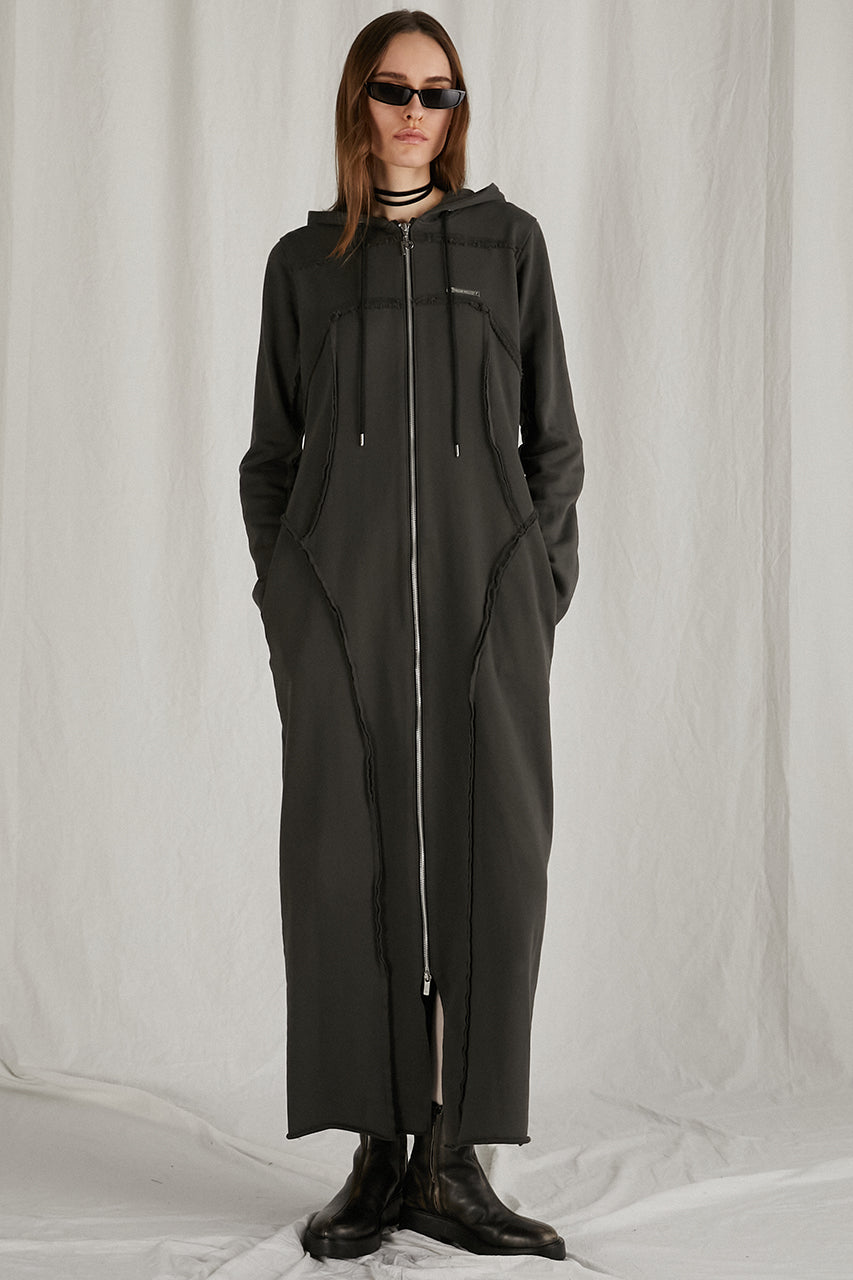 Zip Hood Sweatshirt One Piece - SALE
