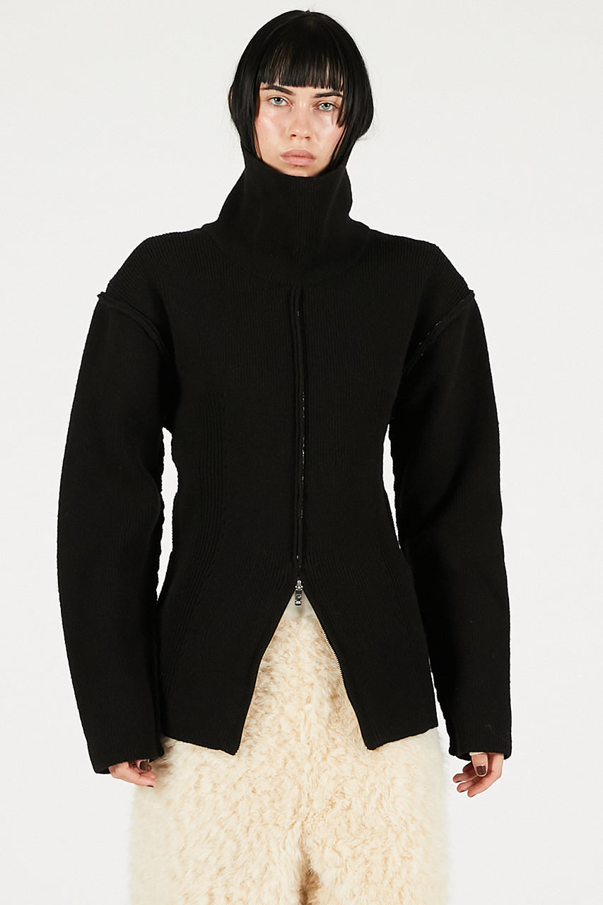 Heavy Turtleneck Knit Tunic