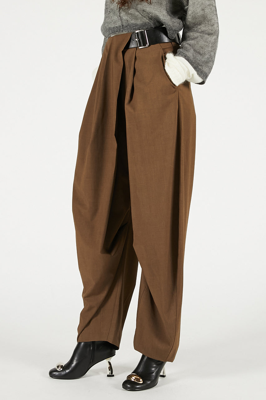 Asymmetrical Belt Pants - PRE ORDER