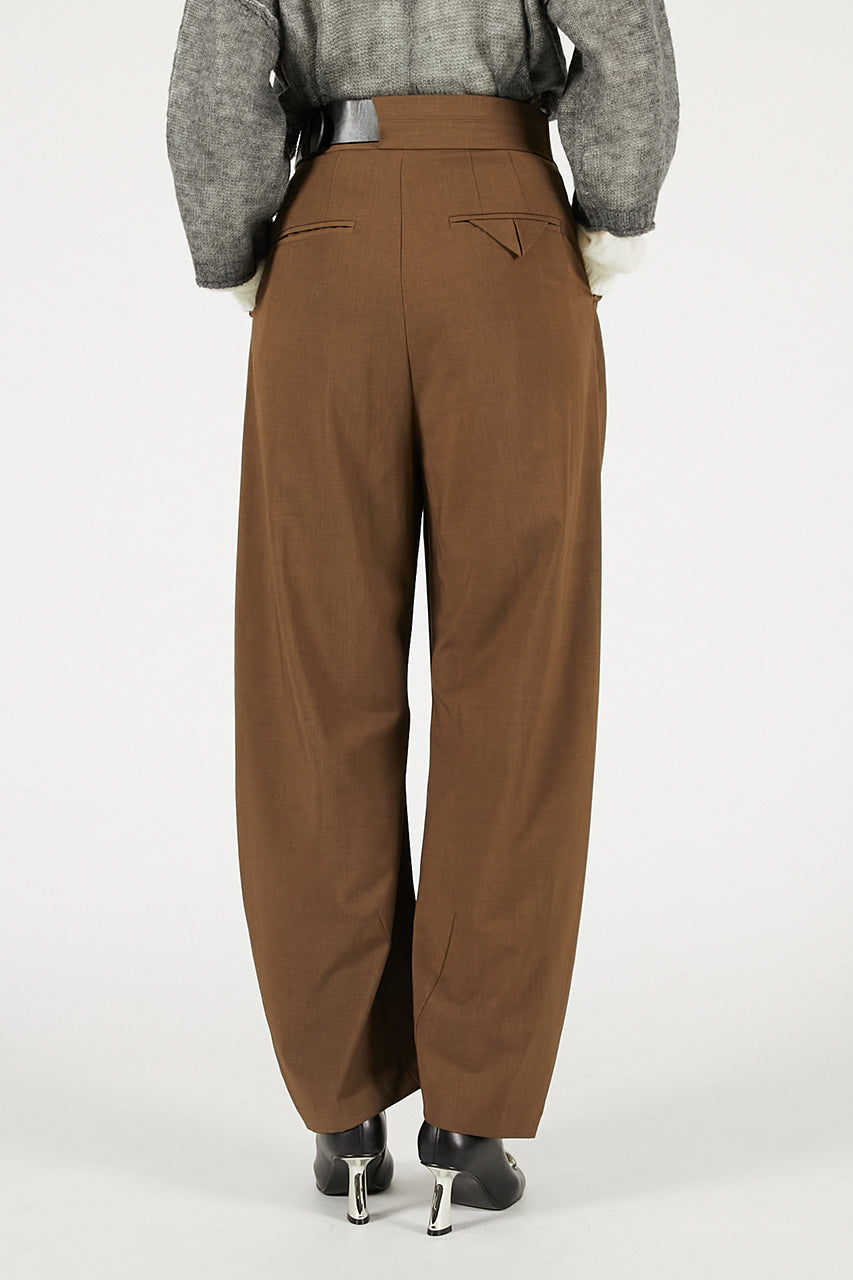 Asymmetrical Belt Pants - PRE ORDER