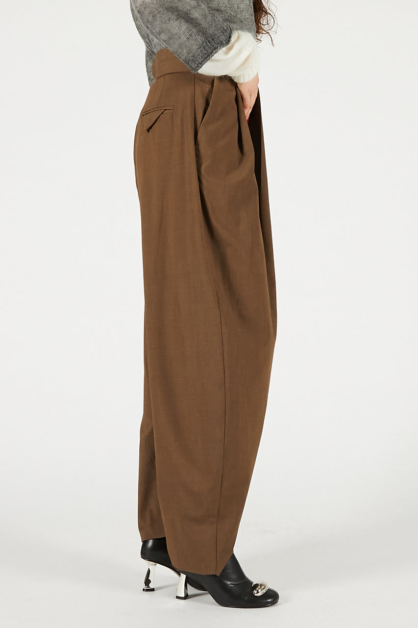 Asymmetrical Belt Pants - PRE ORDER
