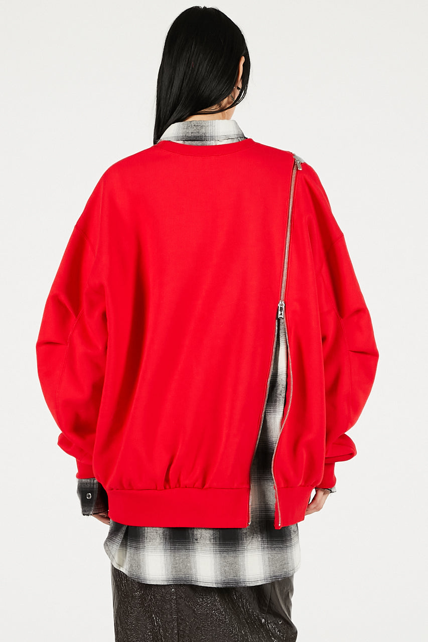 Oversized Zipper Sweatshirt - 2025 WINTER