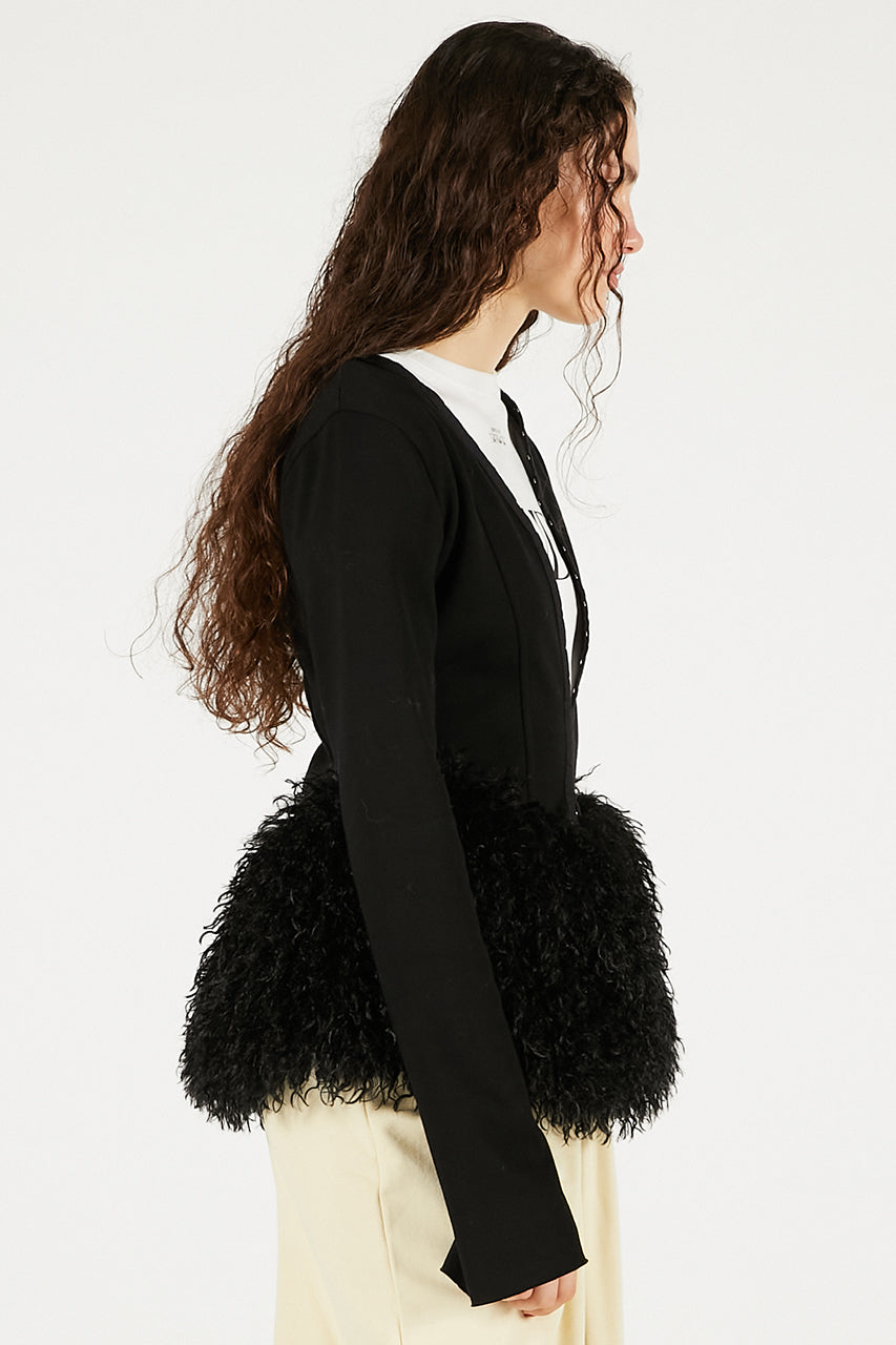 Far Hem Hook Eye Top