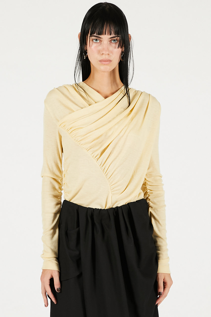 Drape Cross-Over Top