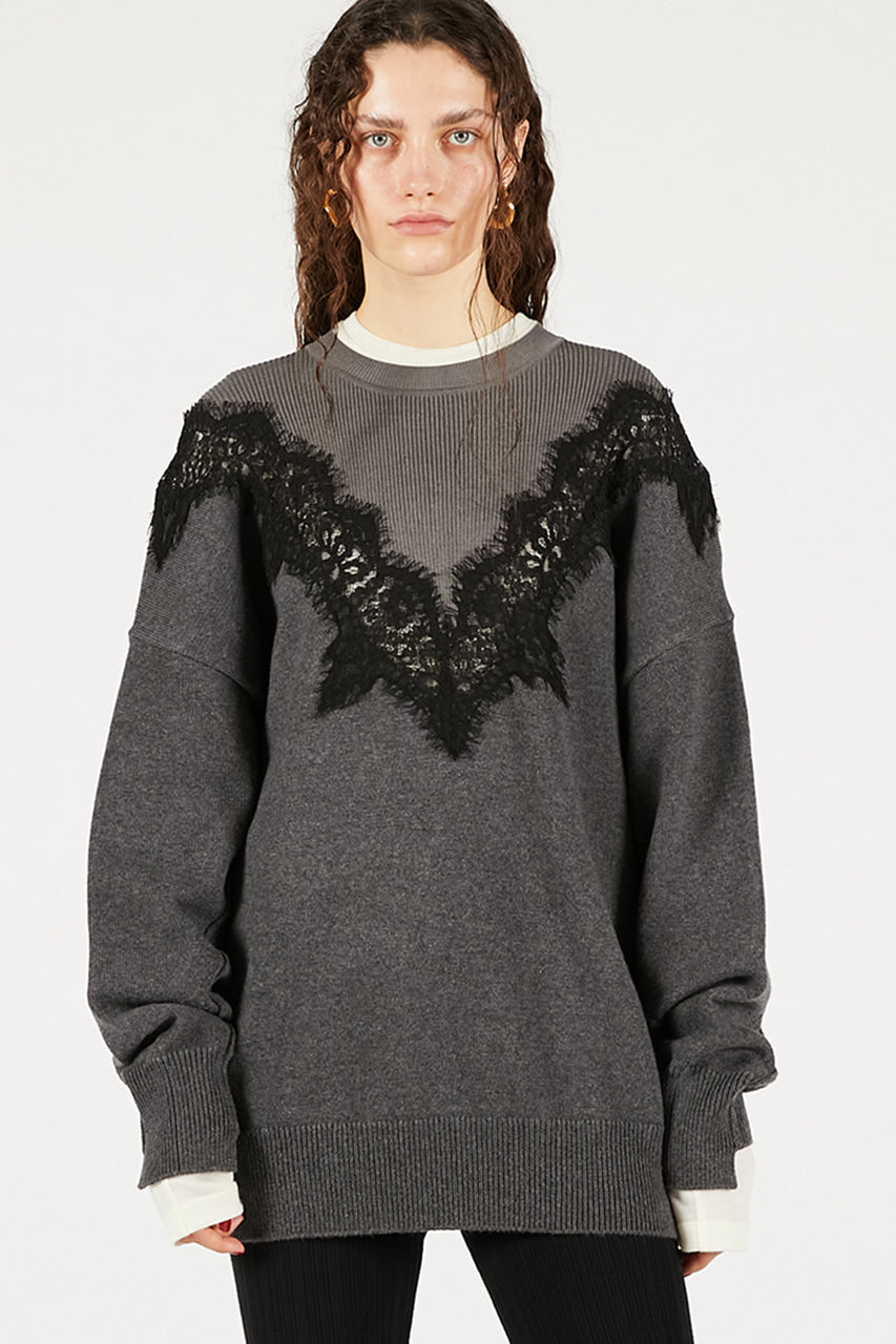 Lace-Line Over-Knit - 2025 WINTER