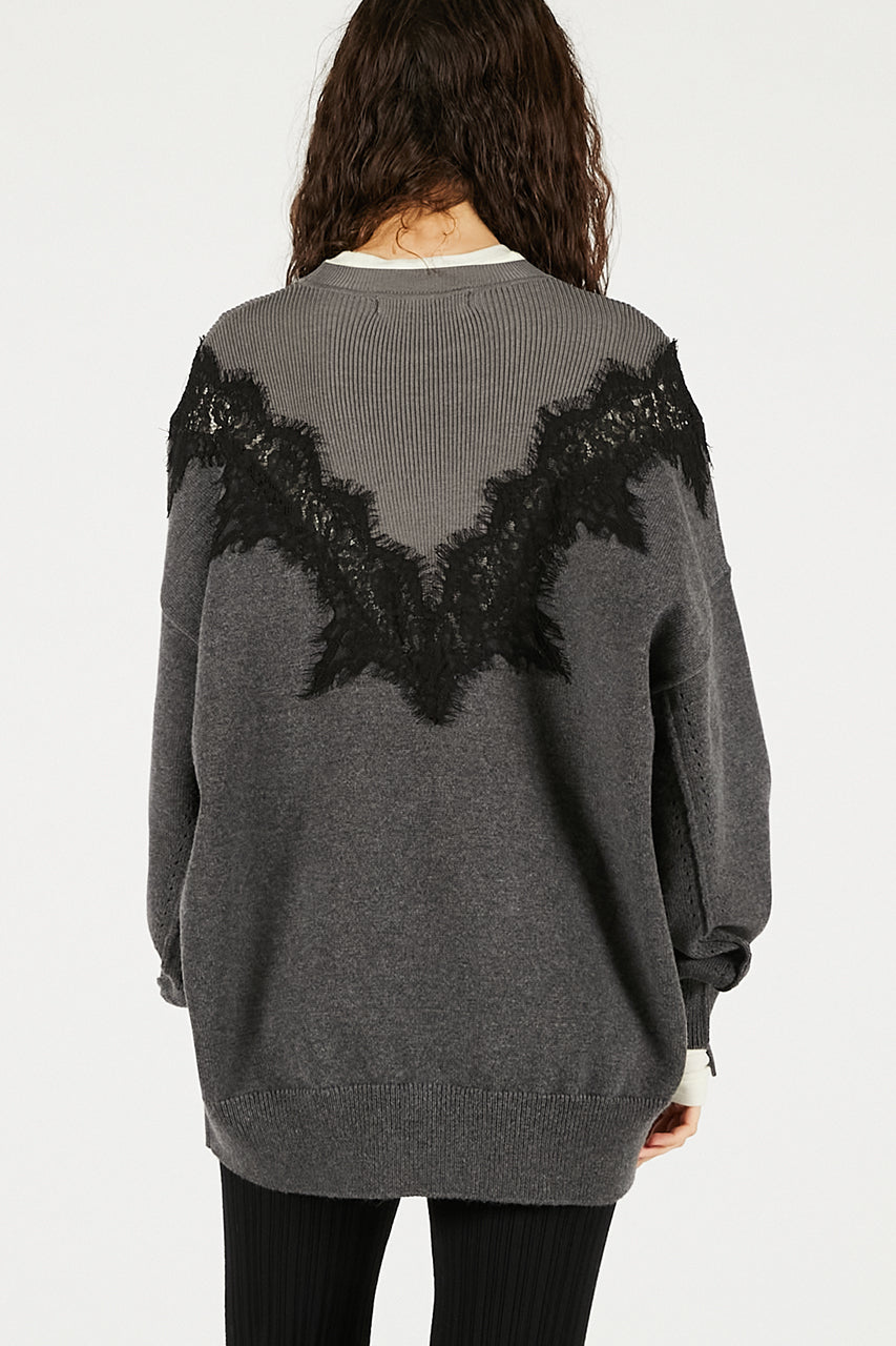 Lace-Line Over-Knit - 2025 WINTER