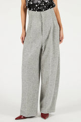 Wool Ring Curve Pants