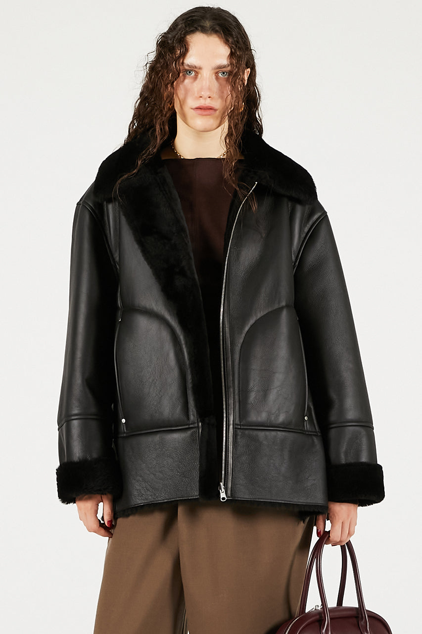 Reversible Mouton Coat - 2025 WINTER