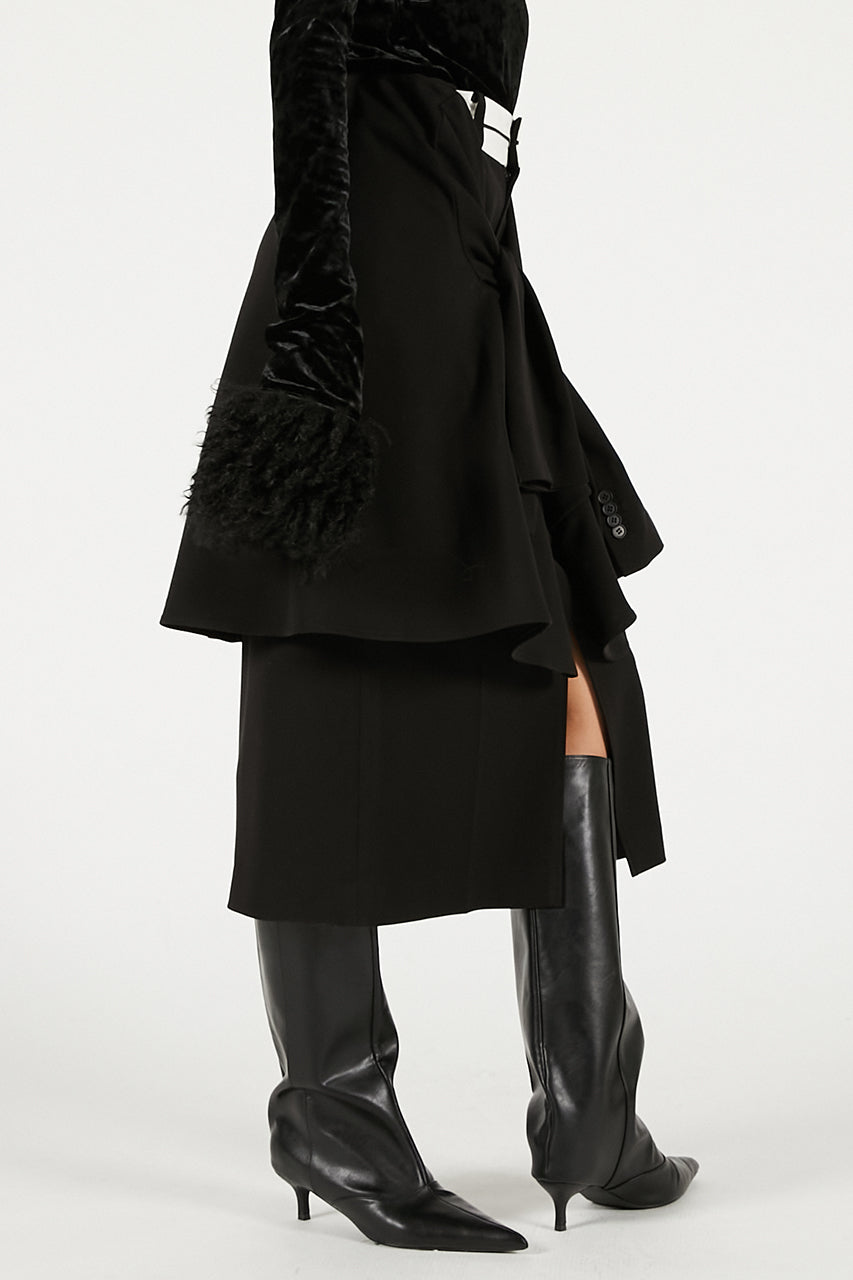 Layered Midi Skirt - 2025 WINTER