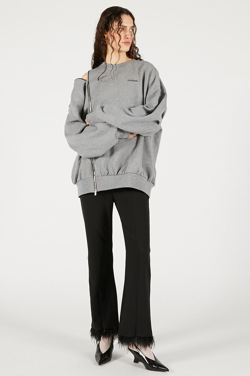Feather Hem Pants