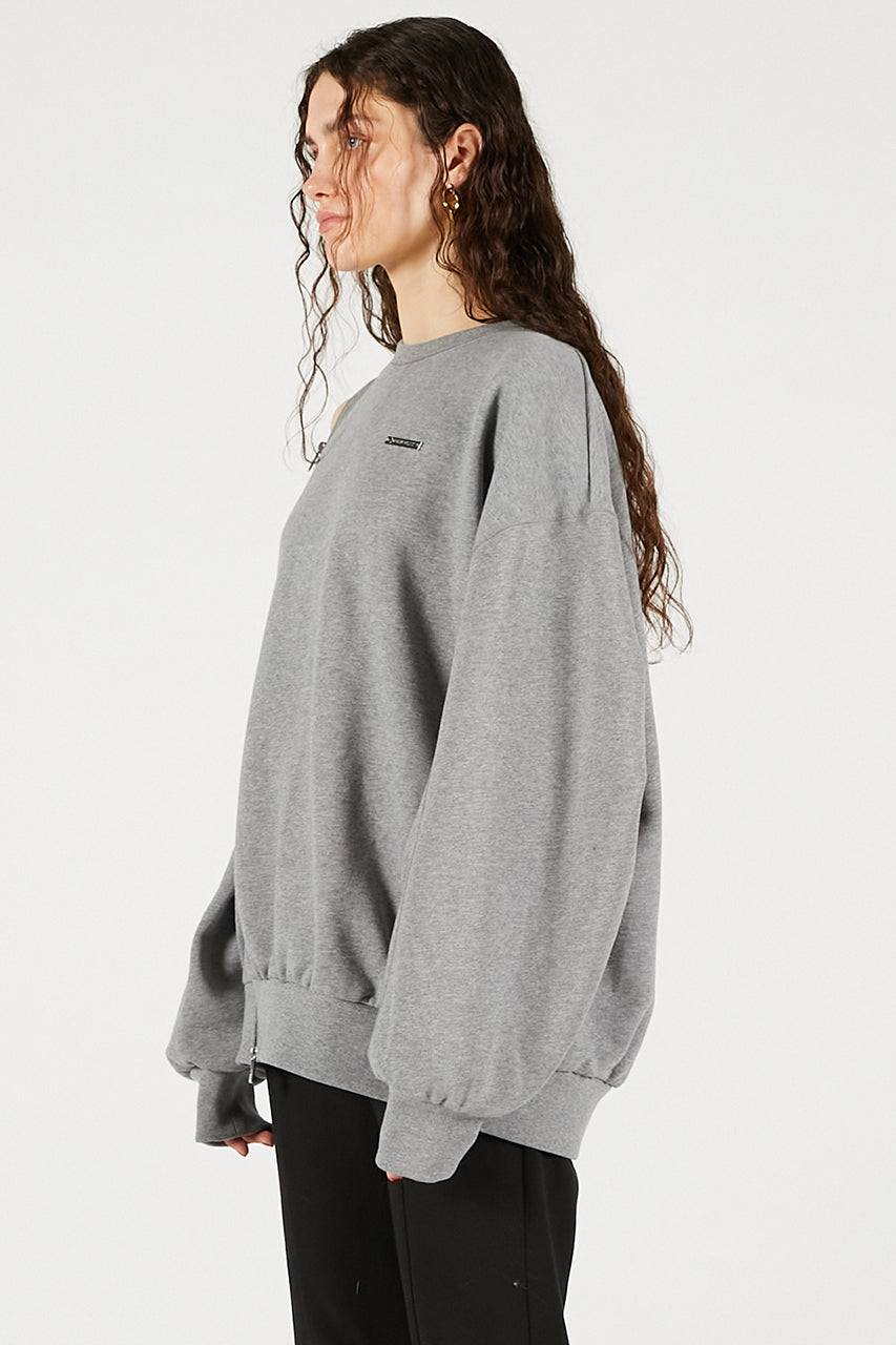 Oversized Zipper Sweatshirt - 2025 WINTER