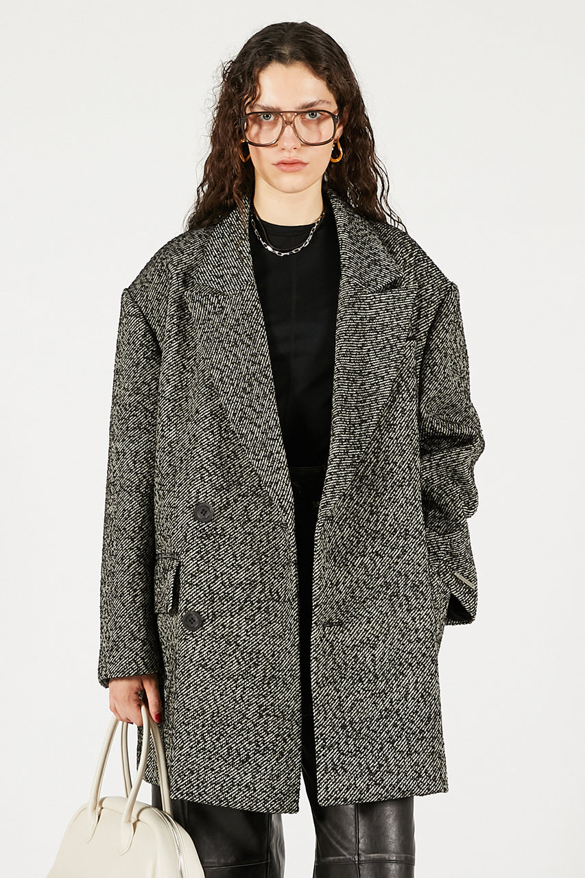 Wool Double Mid-Length Coat - 2025 WINTER