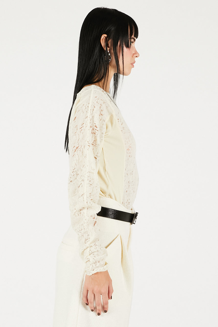 Wool Slouchy Sleeve Top - 2025 WINTER