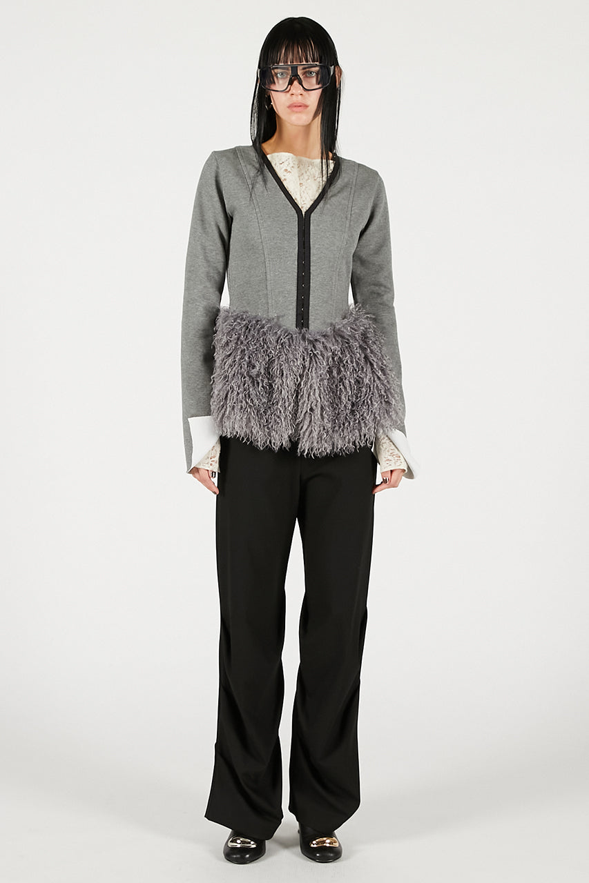 Far Hem Hook Eye Top