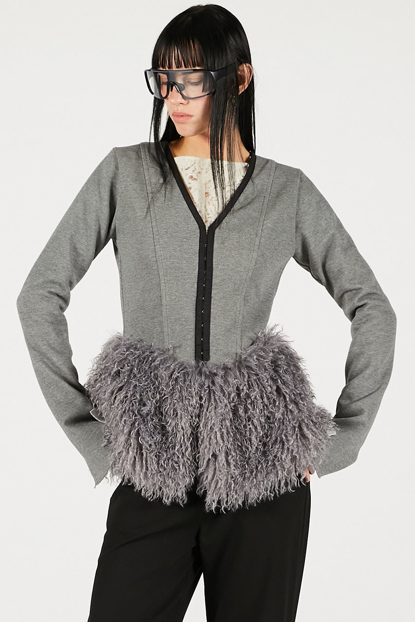 Far Hem Hook Eye Top