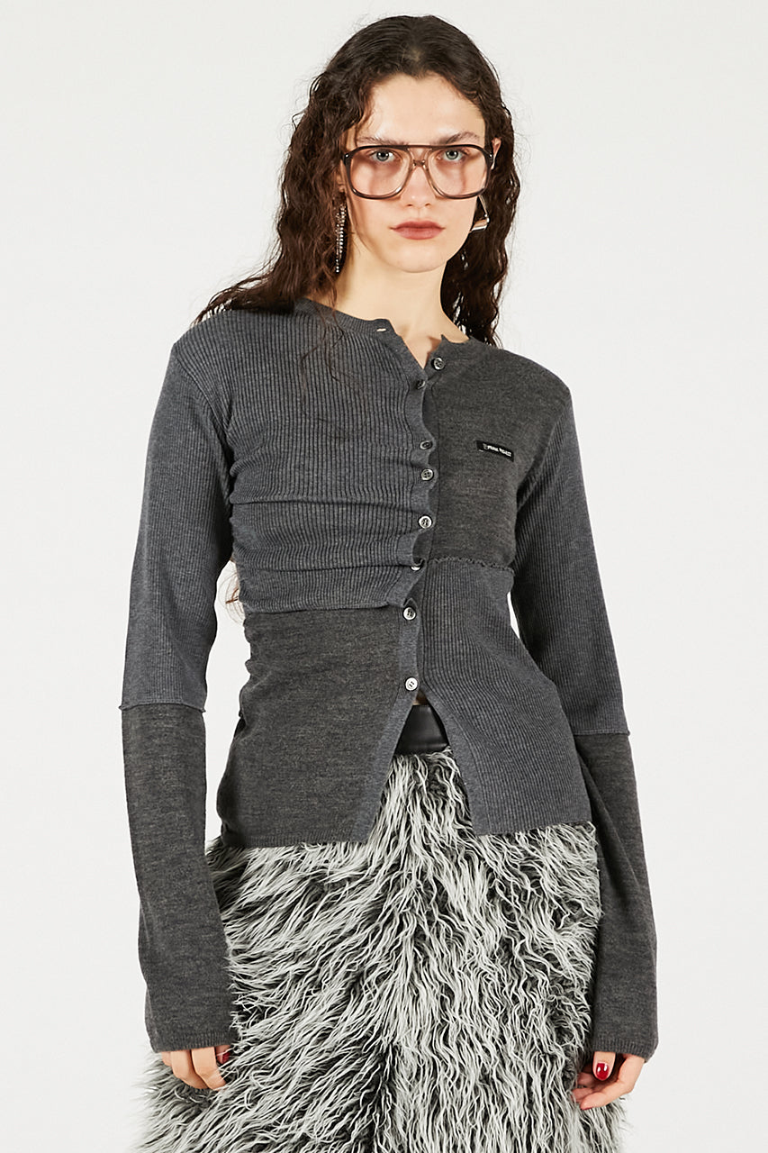 Random Button Knit Top - 2025 WINTER