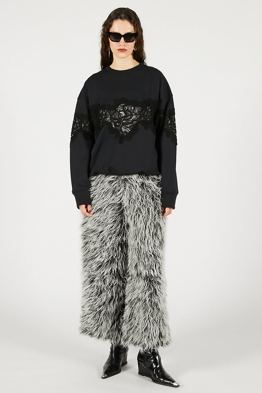 Lace Sweatshirt - 2025 WINTER