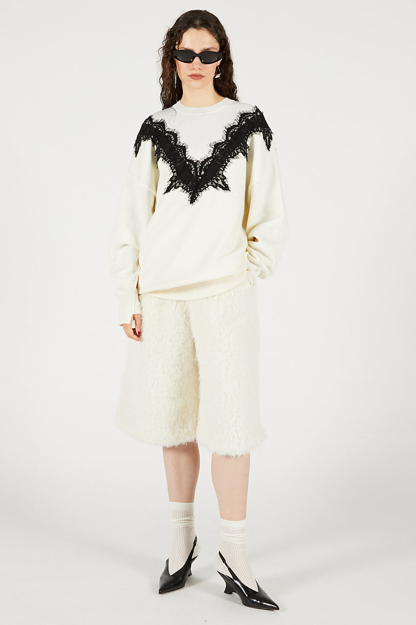 Lace-Line Over-Knit - 2025 WINTER