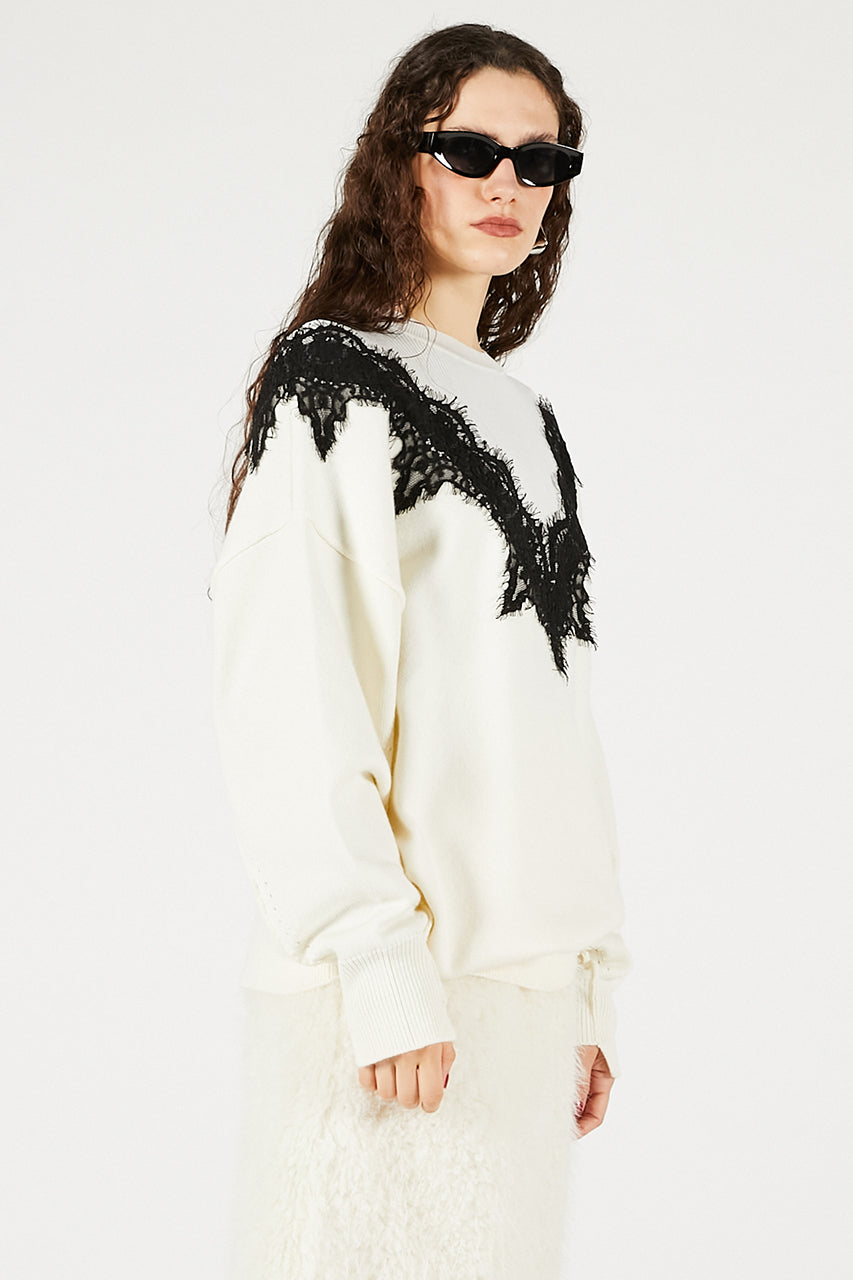 Lace-Line Over-Knit - 2025 WINTER