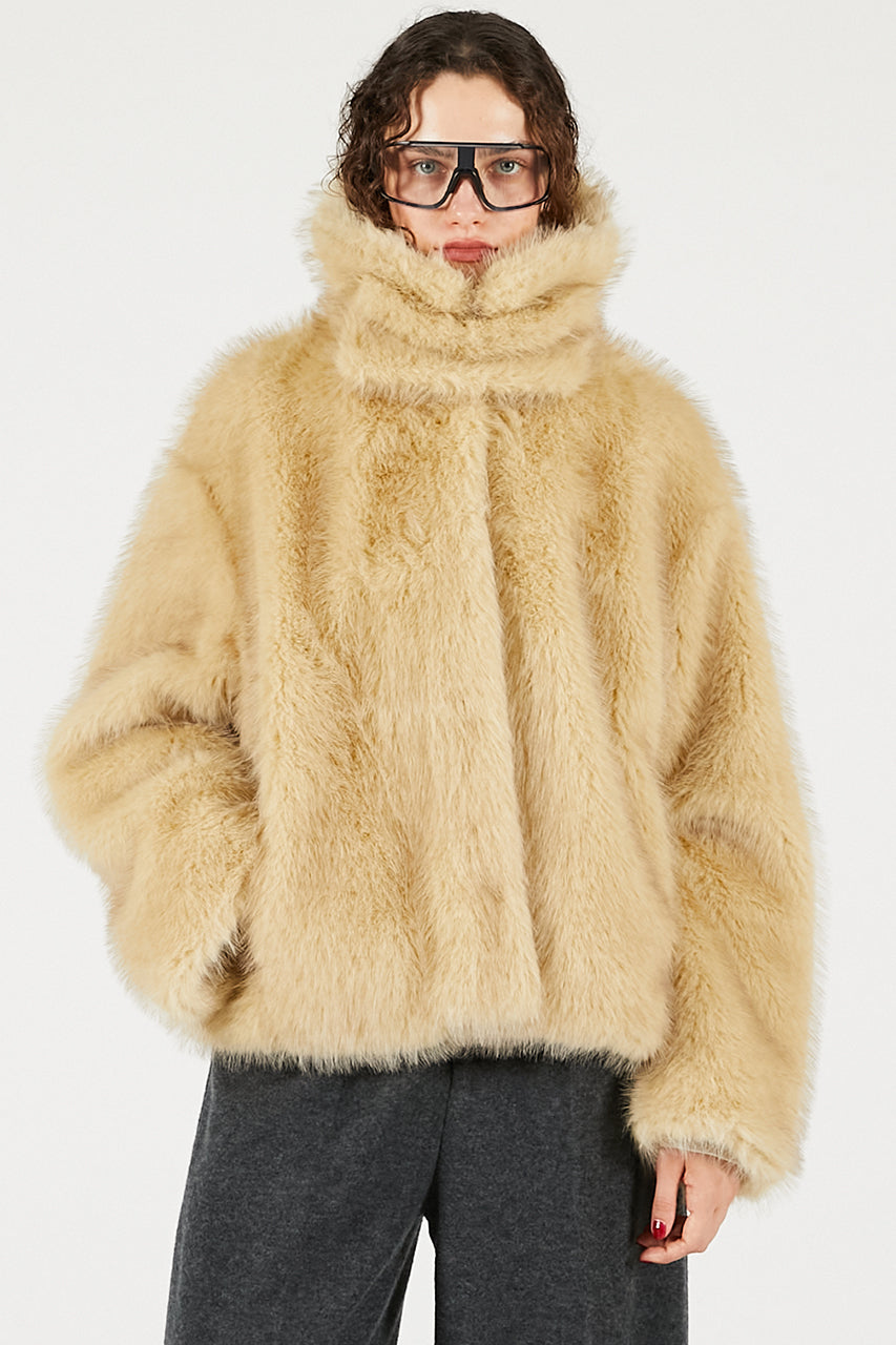 Faux Fur Short Coat - 2025 WINTER